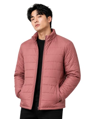 Image of TAGAS JACKET|mans Winter Puffer Jacket| Men's Solid Black Quilted Puffer Jackets | Lightweight Warm Winter Wear | Full Sleeve Front Zip Closure | Casual Outdoor Travel Jacket for Men