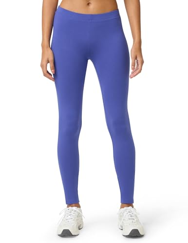 No Nonsense Women's Cotton Leggings Pants, Royal Blue, 3X