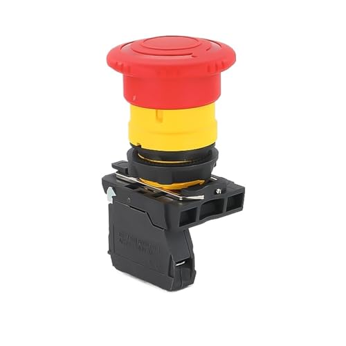 Bouton d'arrêt d'urgence XB5 interrupteur étanche 22mm AS545 stop lock 2NC