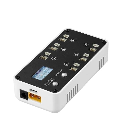 �݊���������܂� VIFLY WhoopStor 3 6�|�[�g 1S �[�d�� ���d�� �X�g���[�W BT2.0/PH2.0 4.2V/4.35V Tinywhoop �ƌ݊���������܂��B(WhoopStor V3 Black)