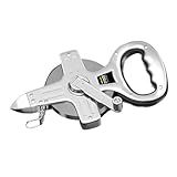 Vermessungsbandmaß aus Stahl in Industriequalität, 50 m, 100 m – wetterfeste, hochpräzise Spule für Tiefbauprojekte Hochwertiges Messwerkzeug Professionelles Messwerkzeug