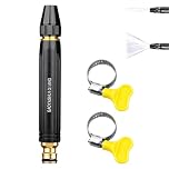 Home High-Pressure Car Wash Water Gun with Booster Nozzle and Hose, Car Wash Water Garden Hose Sprayer, Pistola De Agua a Presion, for Plant Watering Lawn Car Cleaning (1pcs) [並行輸入品]