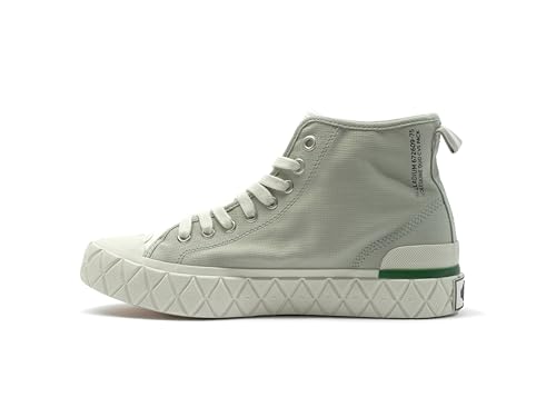 Image of Palladium Unisex Palla Ace Mid Organic Canvas Lace Up Sneaker