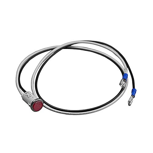 ALFA International HS1836 Round Red Pilot Light for Heat Seal/Hobart Wrapper