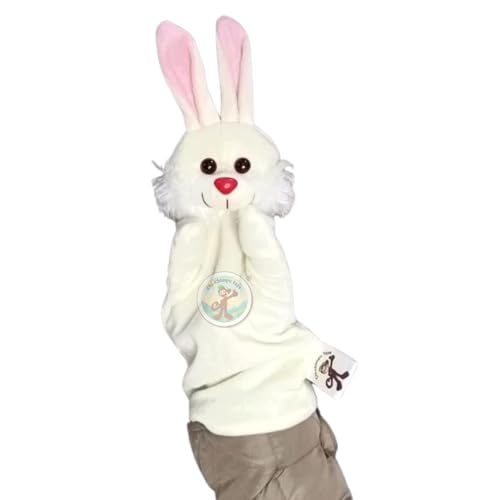 Image of Cute Rabbit Hand Puppet for Kids | Plush Bunny Puppet Toy | Finger & Hand Puppets for Storytelling, Role Play & Interactive Learning | Educational Toy for Toddlers & Kids
