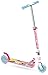 Mondo Toys - SCOOTER PRINCESS Monopattino 2 ruote pieghevole in alluminio con pedana extra grip e manubrio regolabile per bambino bambina Disney Princess - 28014