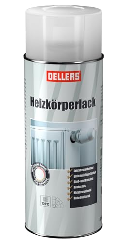 OELLERS At Work Heizkörperlack Spray, 400 ml - RAL RAL 7016 Anthrazitgrau, temperaturbeständig bis 120°C, für Heizkörper und Metall