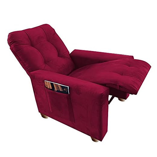 Poltrona Reclinável Do Papai & Comfort Vermelho
