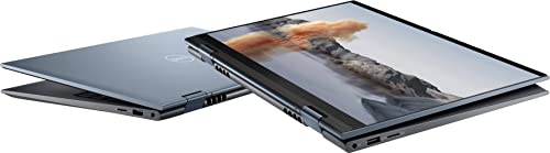 Image of DELL 2022 Inspiron 7415 2-in-1 Touchscreen Laptop, 14 inch Full HD, AMD Ryzen 5 5500U (6-core), 8GB RAM, 512GB PCIe SSD, HDMI, WiFi-6, Webcam, FP Reader, Backlit KB, Windows 11 Home, Blue