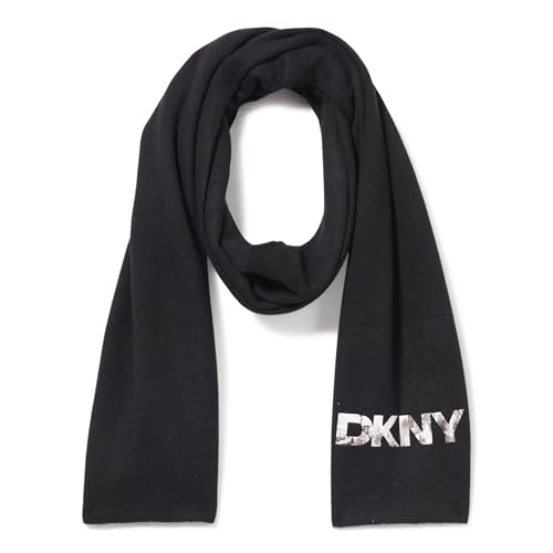 DKNY Women's Embossed City Logo Scarf2