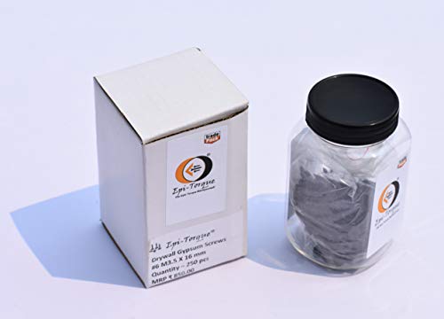 Image of Drywall Gypsum Black Screw Sharp Point Size #6 M3.5 X 16mm (Pack of 250 Pcs)