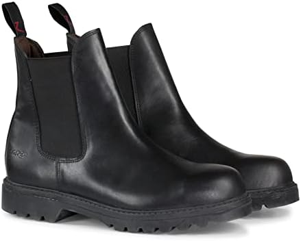 Horze Steel Toe Safety Leather Jodhpur 