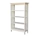 International Concepts SH-4830M 4 Tier Mission Shelf Unit, Unfinished