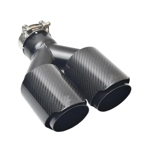 Punta de escape de fibra de carbono para personalizar el coche en concentraciones de motor