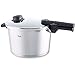 Produktbild Fissler 610-700-10-070/0 Edelstahl vitavit Comfort mit Einsatz, 10 Liter Dampf-/Schnellkochtopf 26 cm Durchmesser, Induktion, Gas, Glaskeramik, Elektro