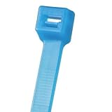 Acqua Colore Panduit PLT1M-M76 Pan-Ty Fascetta per Cavi, Acqua Colore, Tefzel Materiale, 102 mm Lunghezza x 2,5 mm Larghezza x 1,1 mm Profondità, Confezioni da 1000