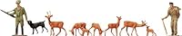 Algopix Similar Product 15 - Faller 151024 HuntersLumbermenDeer HO