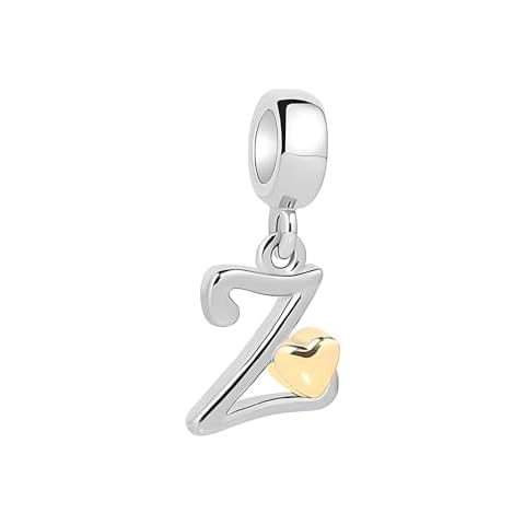 Symreite 925 Sterling Silver Initial Charm Cover