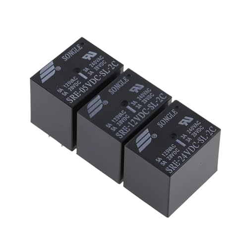 Relais SRE-12VDC-SL-2C à 8 broches et 3A 240V pour vos circuits électroniques