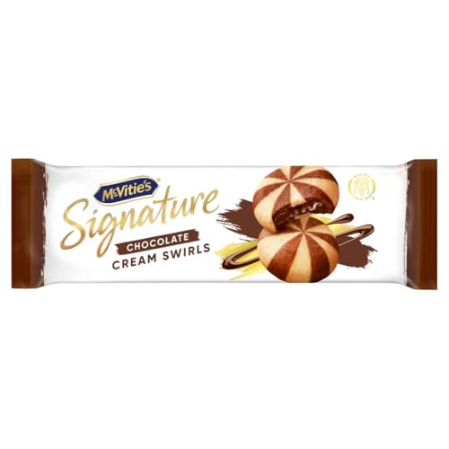 McVitie's Signature Chocolate Cream Swirls, 142 g (Pack of 1)