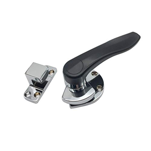 Ofenverriegelung, rechte/Linke Zinklegierung Dampfbox Türgriff versiegelt Gefrierschrank Türschloss Mechanische Ebene Pressgriffschloss (Size