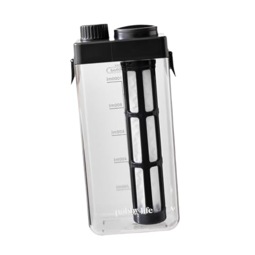 Image of Cold Brew Coffee Maker Multipurpose Fridge Jug for Home Lemon Water Iced Tea Black 1100ml