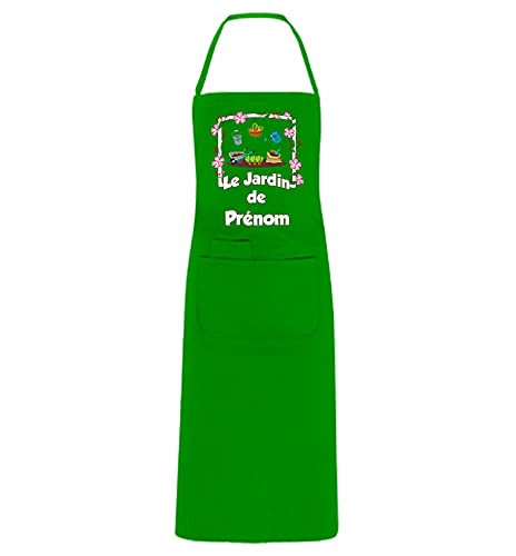 YONACREA - Tablier Pour le Jardin PERSONNALISABLE - Le Jardin de - VERT
