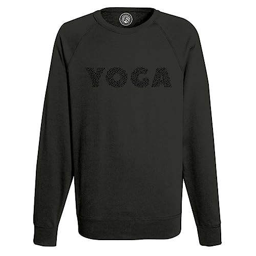 Sweat Shirt Homme Yoga Méditation et Asanas Bien Etre Cotelé
