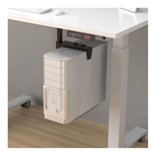 Soporte para torre de computadora PC ajustable para debajo del escritorio, con rotación de 360 grados y bloqueo seguro miniatura 6