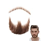 DLZYX Fake Mustaches, Realistic Moustache, Fake Facial Hair, Bigote falso para Halloween, Cosplay y teatro