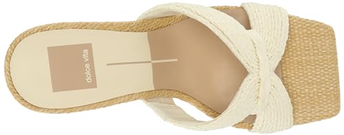 Dolce Vita Women\'s Nitro Sandal, White Raffia, 8.5 - Thumbnail 5