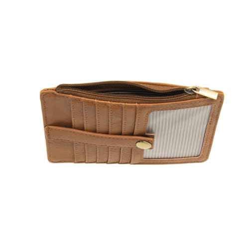 Image of Joy Susan Women's Fashion New Penny Mini Travel Wallet - Hazelnut