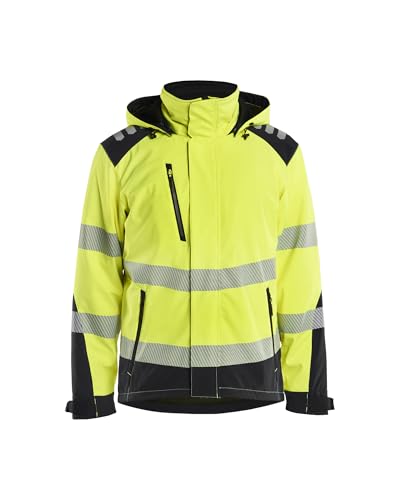 Veste softshell Blaklader 4400 haute visibilité protégeant du froid sur chantier XL