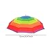 LCSVCCXA Hands Free Umbrella Hat Folding Comfortable Fishing Umbrella Cap Protection for Gift Men Women Hiking Summer Camping, Rainbow