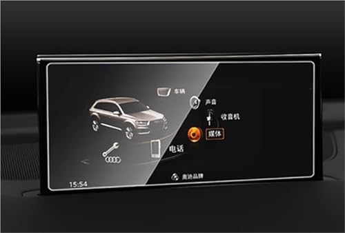 Verre trempé pour GPS LCD Q7 anti-fissure protège le tableau de bord des rayures