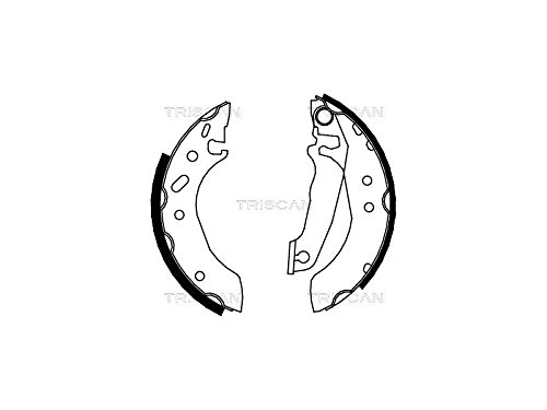 Preisvergleich Produktbild Triscan 810016535 Bremsbackensatz