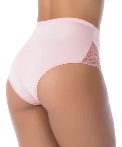 Kit 10 Calcinhas Cós Alto Segura Barriga Feminina Atacado (CORES SORTIDAS, G (44))