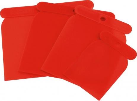 Spatola Triuso Giappone Set 4 teilig colore rosso