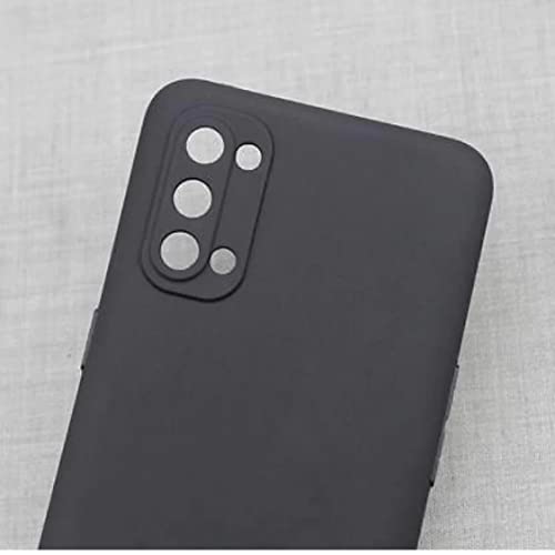 Image of Mobile Back Cover Case for Oppo Reno 5 Pro 5G (Silicone Case|CameraProtection|Black SC1510)