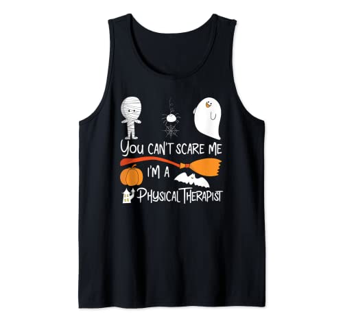 Physical Therapist Halloween Mummy Ghost Physical Therapy Camiseta sin Mangas