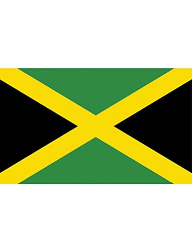 Preisvergleich Produktbild TrendClub100® Fahne Flagge Jamaika Jamaica JM - 150x90 cm / 90x150cm