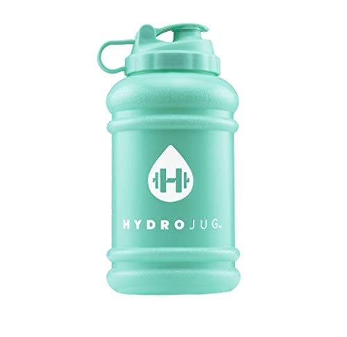 HydroJug 2.2 Litre (Half Gallon) Water Bottle - Leakproof, Carry Handle, Dishwasher Safe, BPA Free - All-Day Cold Hydration - For Fitness, Outdoors, Everyday Life