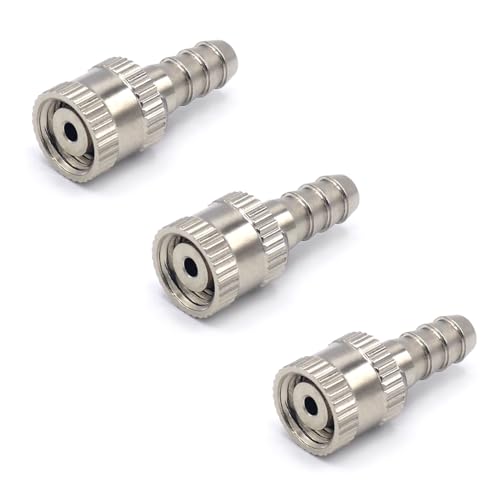 3PCS Metal BP09 NIBP Connectors, Blood Pressure Monitor Connector, Air Hose Adapter, Replacement for CN-BP09/ 300619/ PM09/ 5082-161