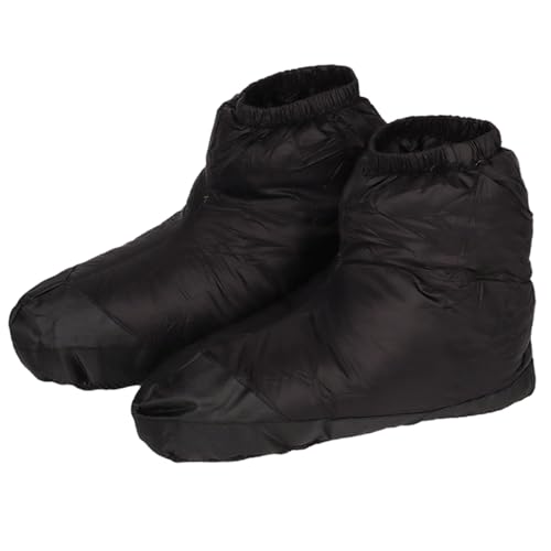 Pantoufles de camping haut de gamme en duvet ultra douces et confortables taille L