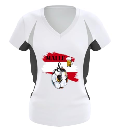T-shirt course femme pour footing et soirées foot Majorque