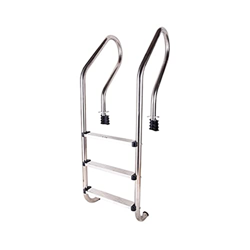 Escalera para piscina acero inoxidable 3 niveles antideslizante miniatura 1
