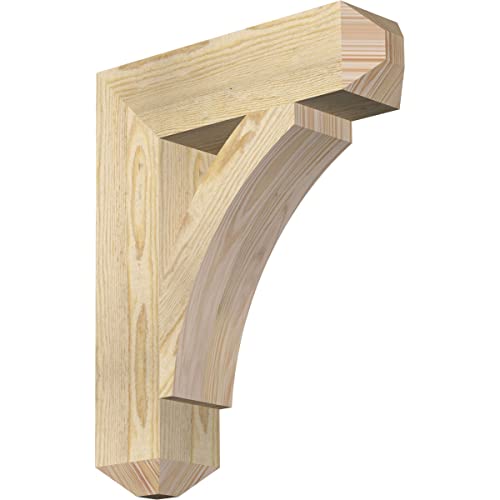 4"W x 16"D x 20"H Thorton Craftsman Rough Sawn Bracket, Douglas Fir