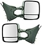 MGPRO New Replacements Towing Mirror Manual Textured Black Pair TR00072