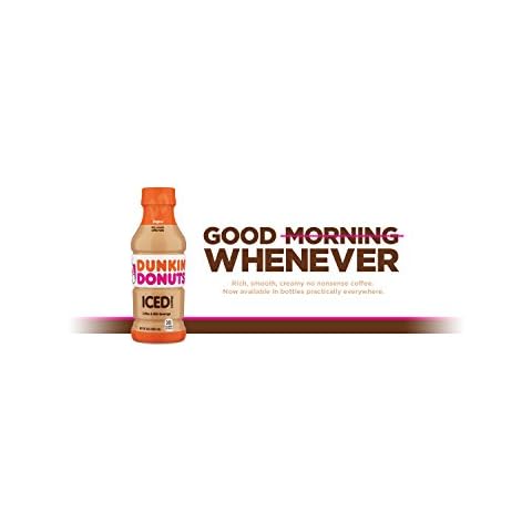 Dunkin' Donuts Original Iced Coffee Bottle, 13.7 fl oz (Packaging may vary) Cover