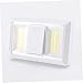 Tofficu 4pcs Battery Mode Wall Light Magnetic Adhesive Emergency Magnetical Wardrobe Lamp Practical Lighting Tool for Home Use